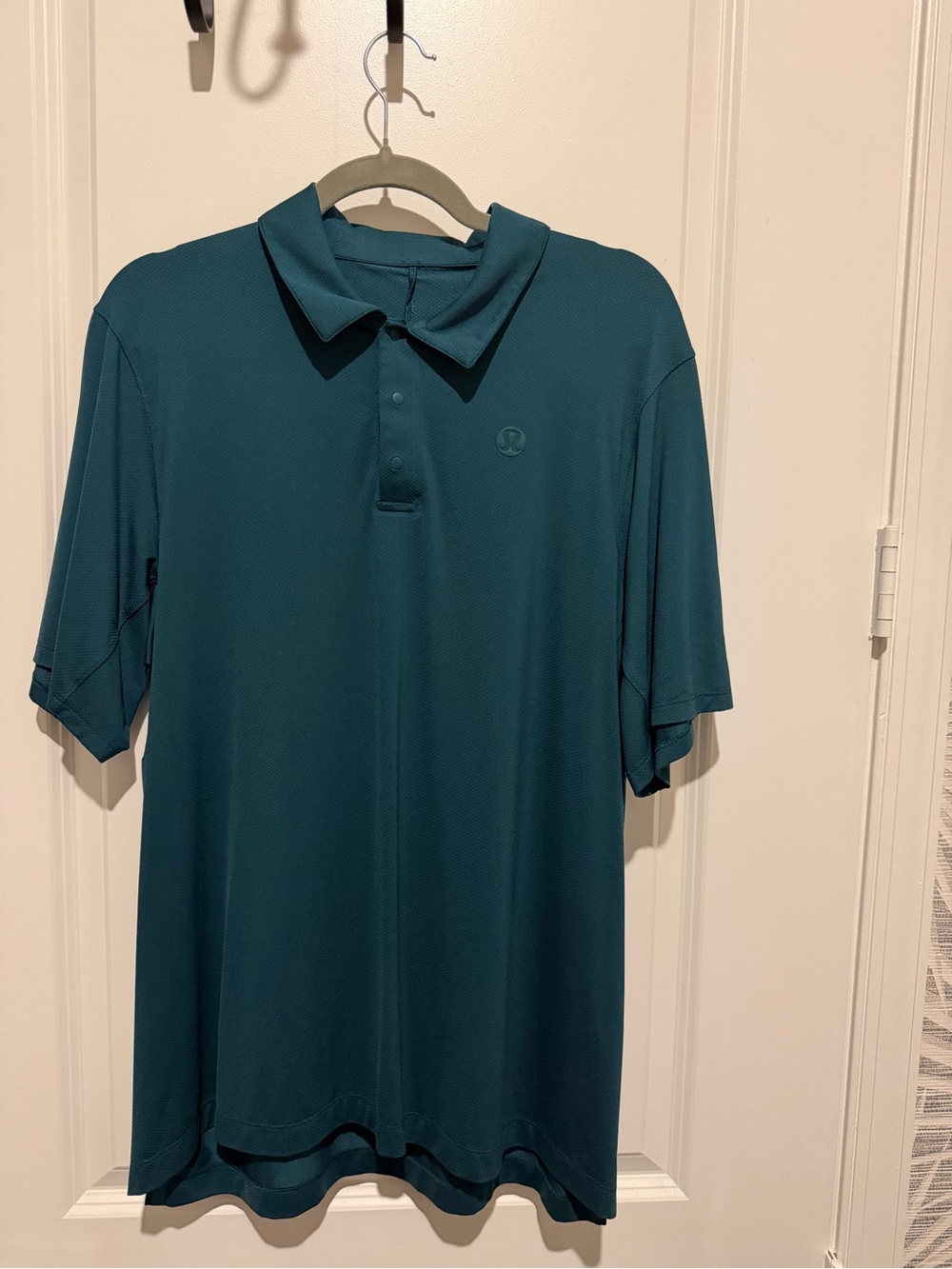 lululemon athletica Men's Teal Green Performance Polo